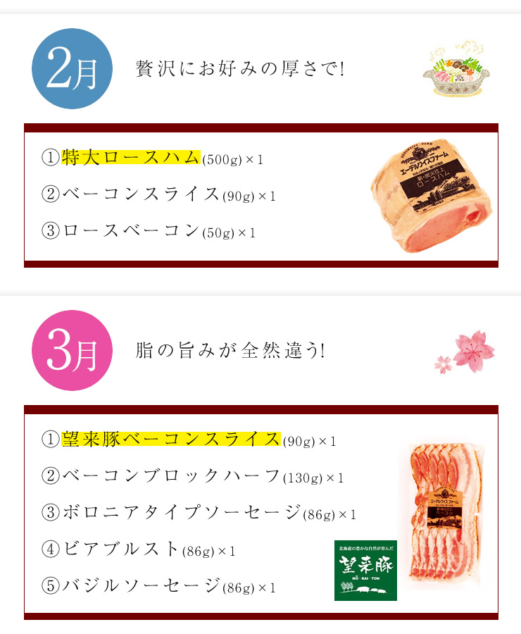 2月 3月
