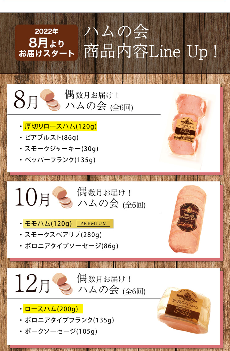 商品ラインナップ