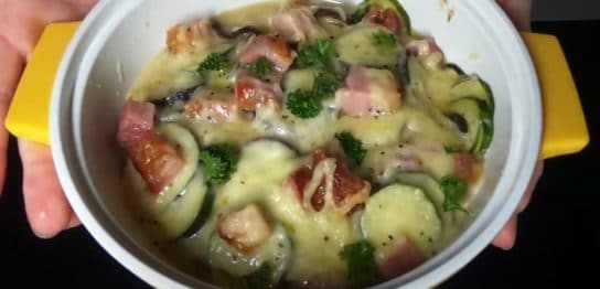 ナスとズッキーニのチーズ焼き