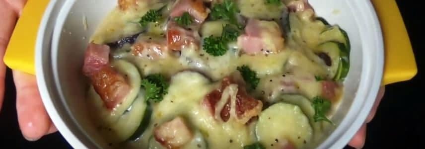 ナスとズッキーニのチーズ焼き