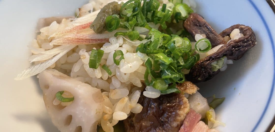 西洋のかつお節〜ベーコンかま飯その１