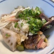 西洋のかつお節〜ベーコンかま飯その１