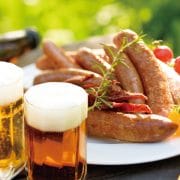 ビールとソーセージ