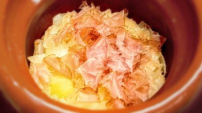 日本テレビtimeleszファミリアで紹介されたベーコン節　炊き込みご飯